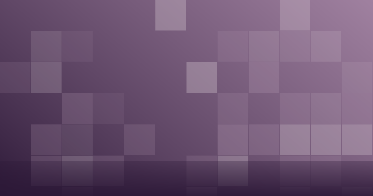 Composição gráfica em tons de roxo com blocos em grade, representando a coleta e a organização de opiniões