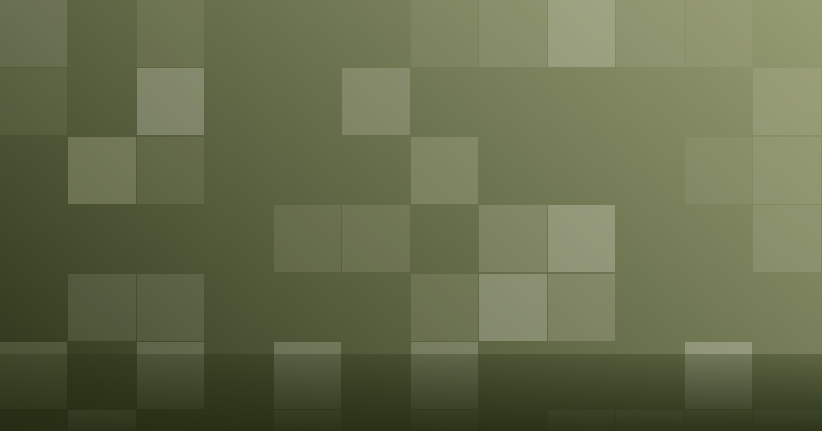 Composição gráfica em tons de verde-oliva com blocos em grade e variação de luminosidade, representando camadas de iluminação